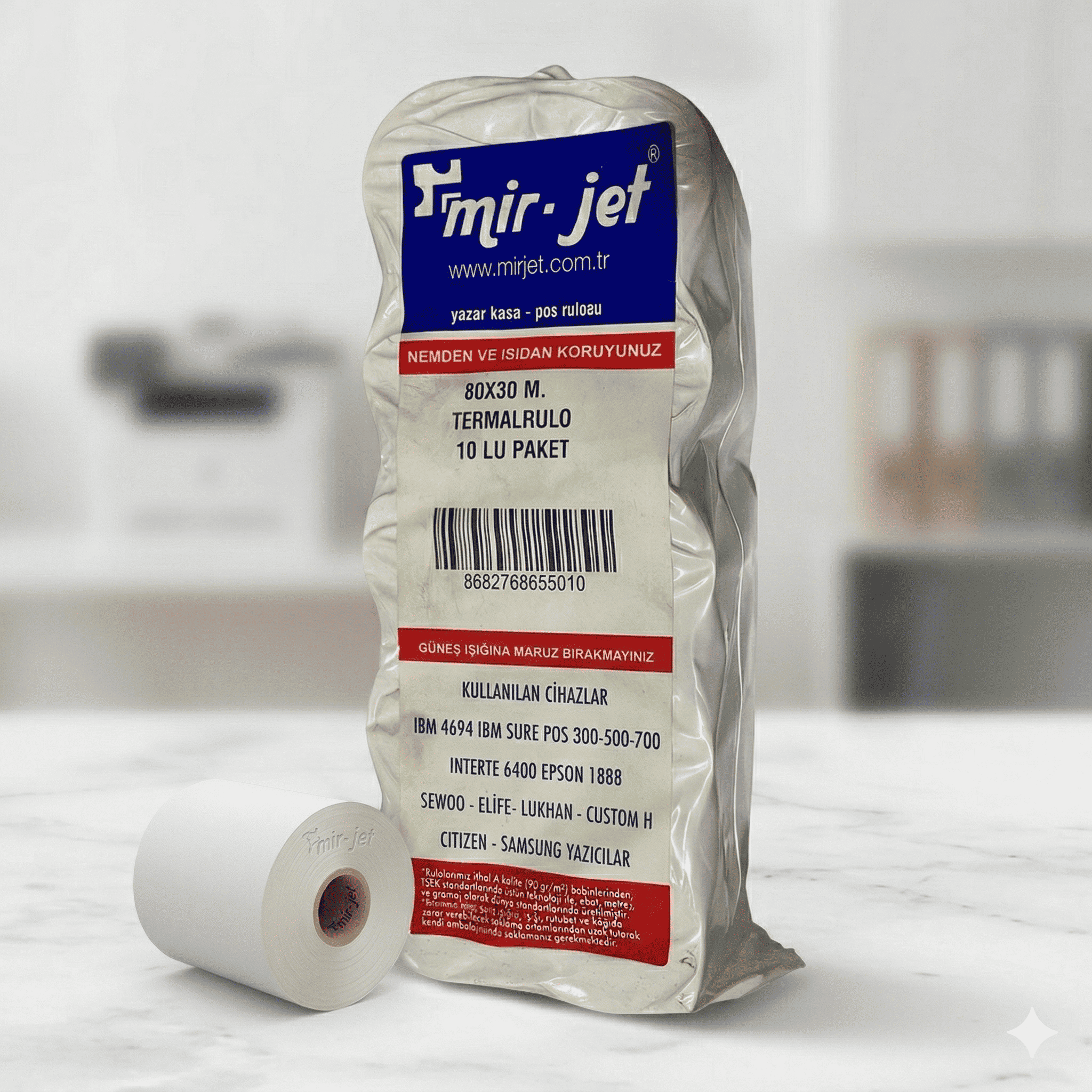 80×30 Termal Rulo